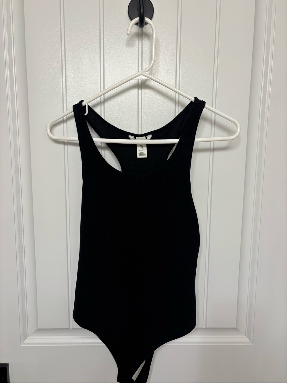 H&M Black Racerback Bodysuit